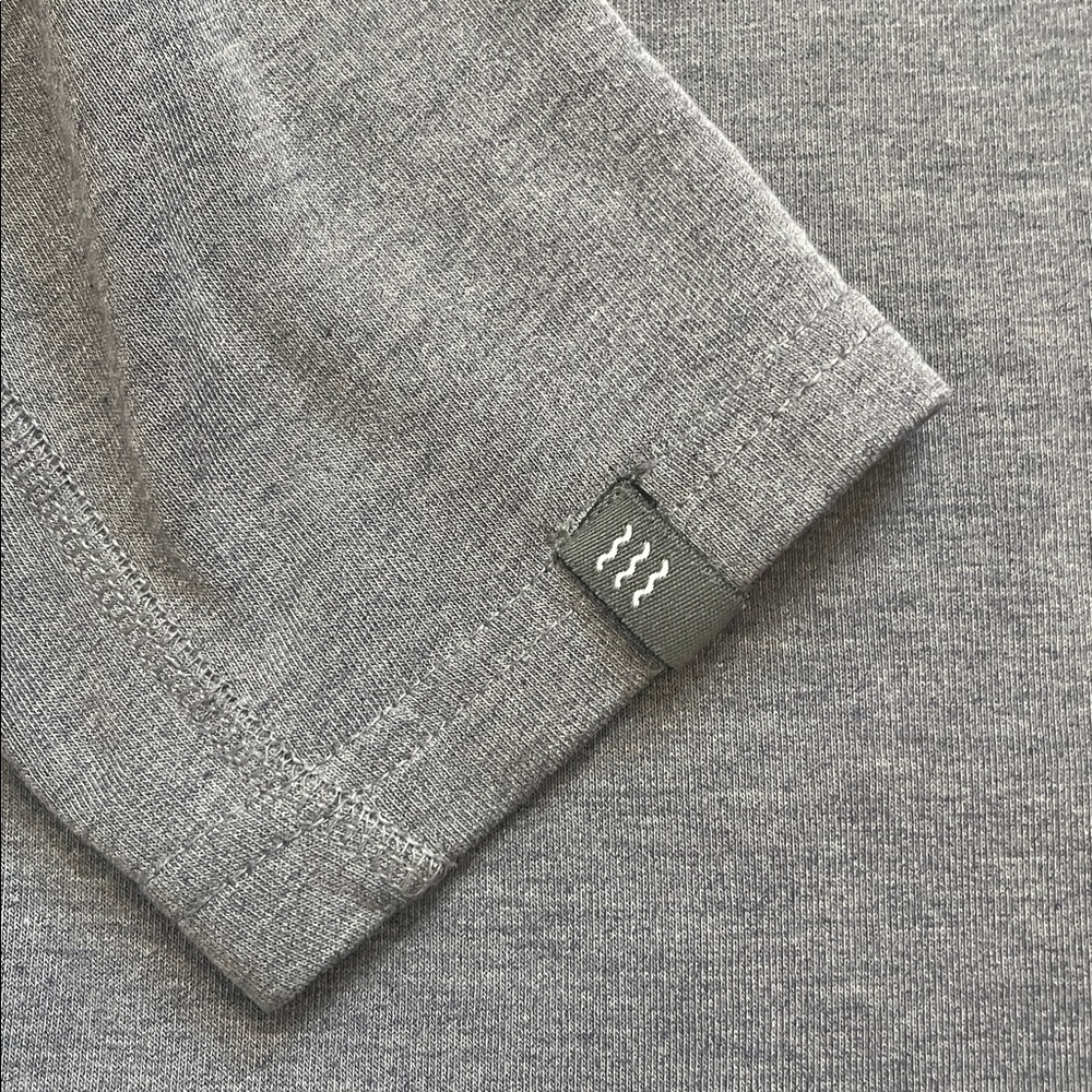 Free Fly Performance Quarter Zip Pullover Gray/Blue Size M - Picture 2 of 8